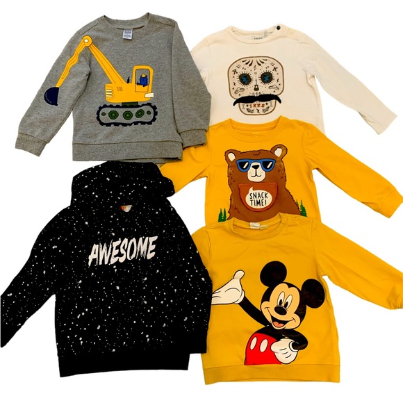 2T boy fall/winter sweater bundle - Picture 1 of 6